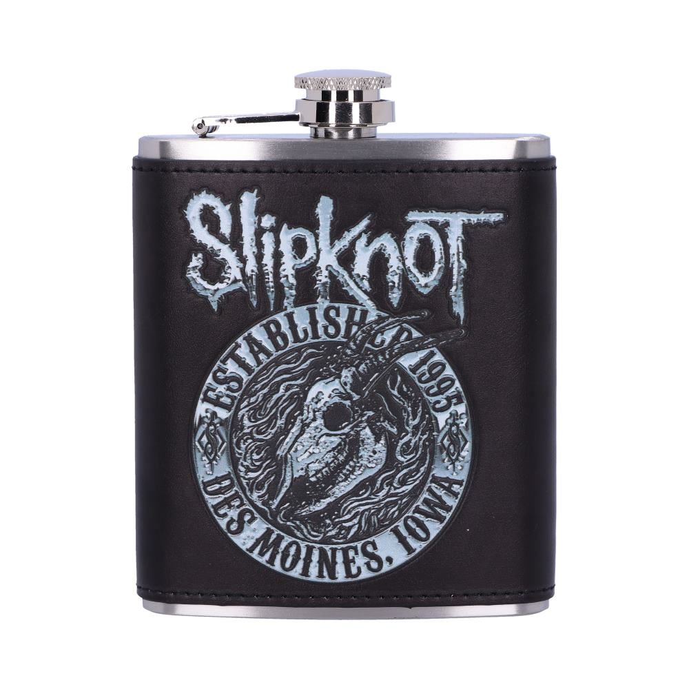 Officially Licensed Slipknot Flaming Goat Hipflask