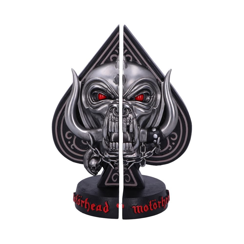 Officially Licensed Motörhead Ace of Spades Warpig Snaggletooth Bookends