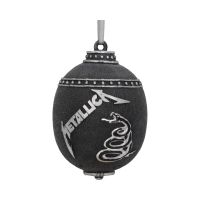 Officially Licensed Metallica The Black Album Hanging Ornament
