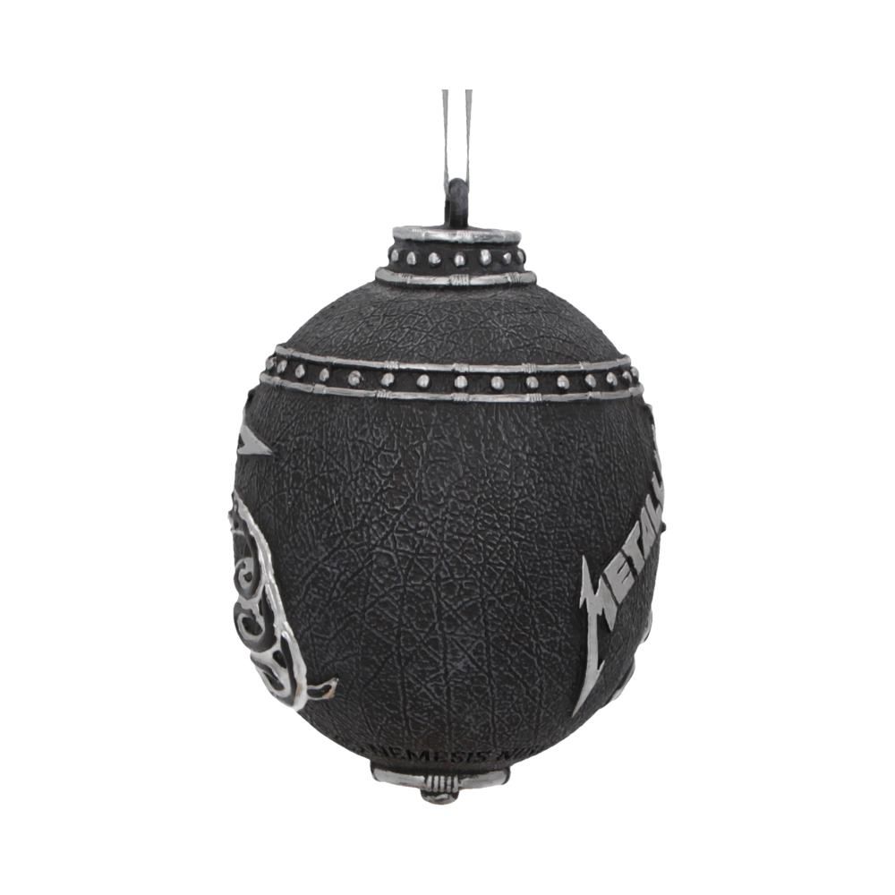 Officially Licensed Metallica The Black Album Hanging Ornament