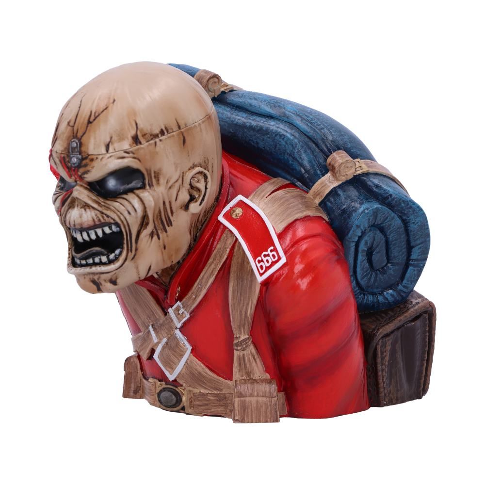 Officially Licensed Iron Maiden Eddie The Trooper Bust Trinket Storage Box