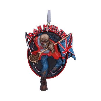 Officially Licensed Iron Maiden Eddie The Trooper Hanging Ornament
