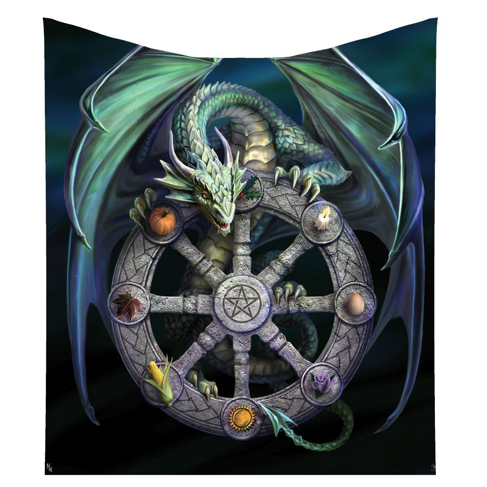 Year Of The Magical Dragon Throw By Anne Stokes