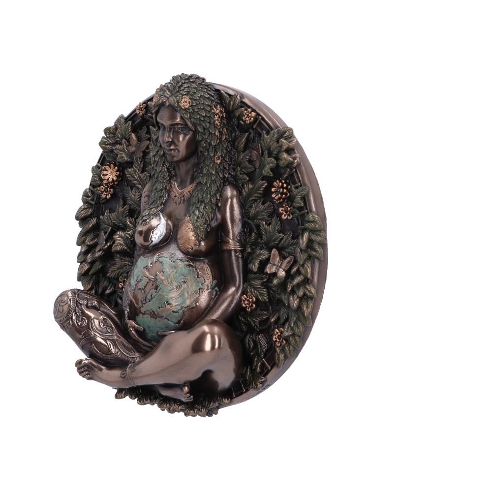 Mother Earth - Coloured Bronze Wall Plaque
