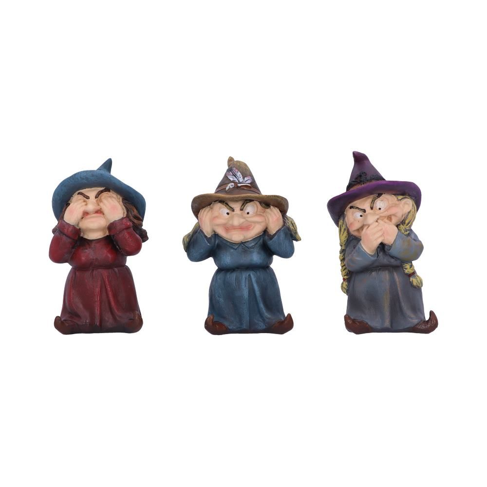 Three Wise Witches Figurines