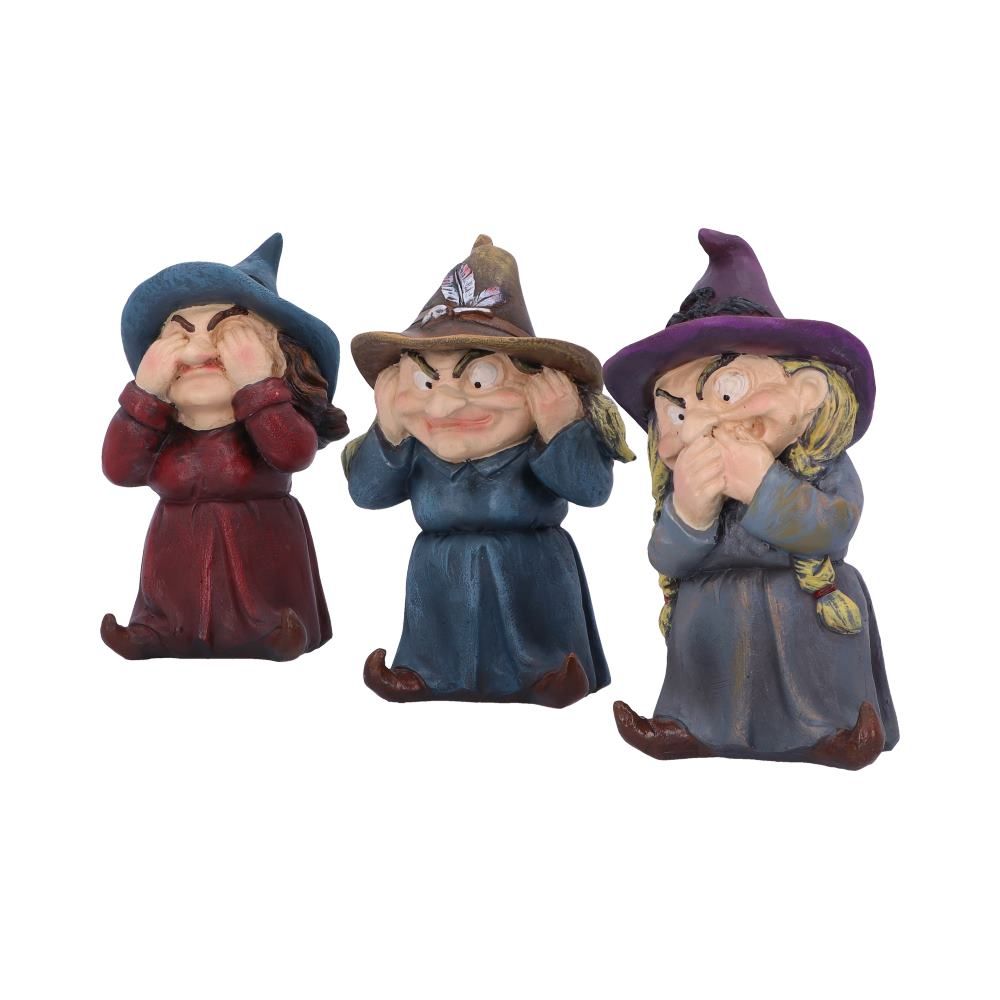 Three Wise Witches Figurines