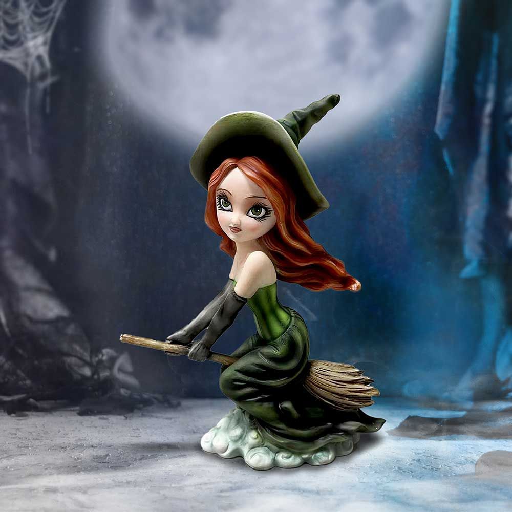 Willow - Witch On Broomstick Figurine
