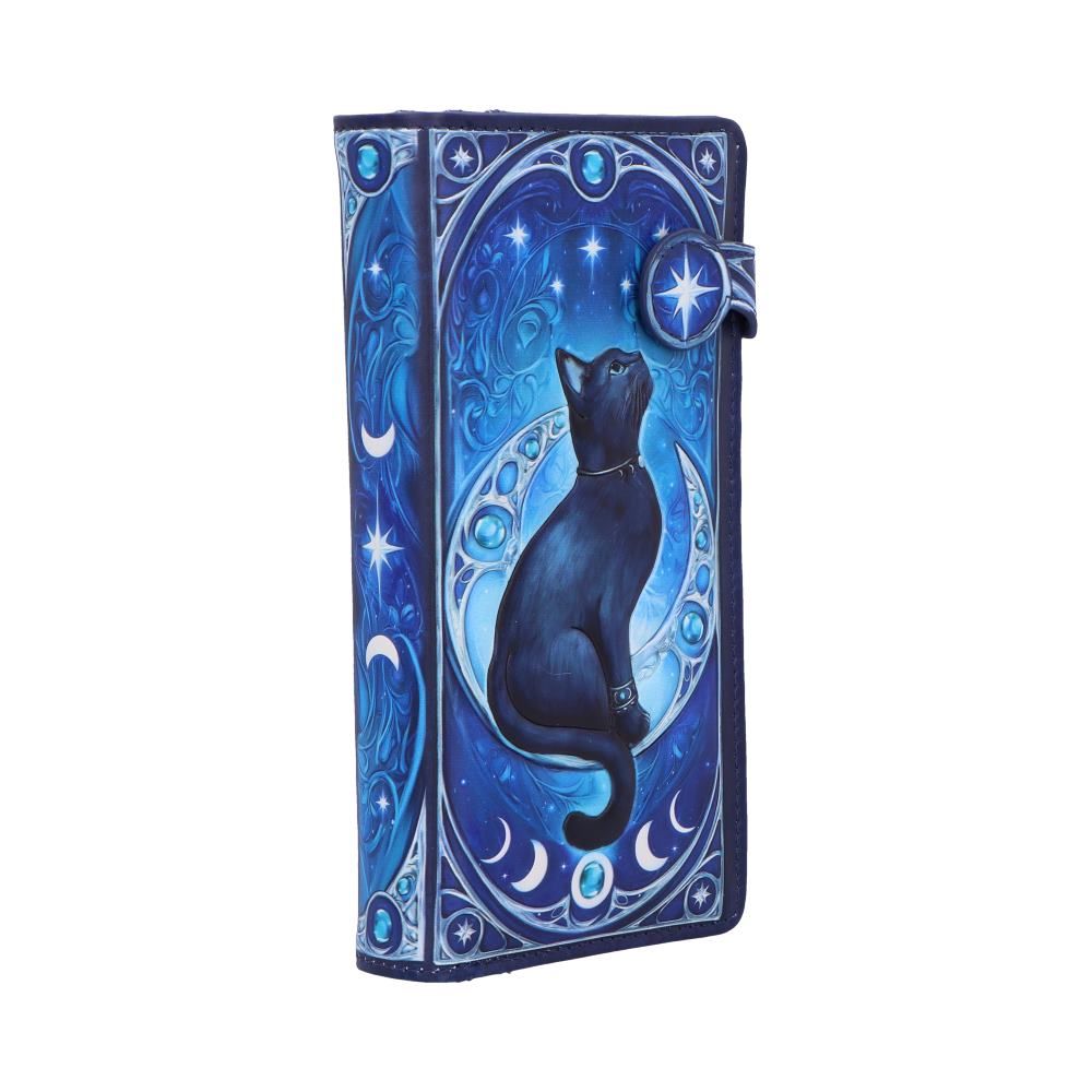 Feline Constellation - Cat and Moon Embossed Purse