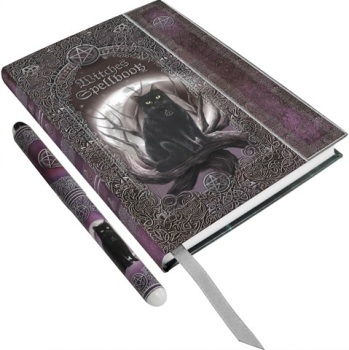 Embossed Witches Spell Book A5 Journal & Pen By Luna Lakota 