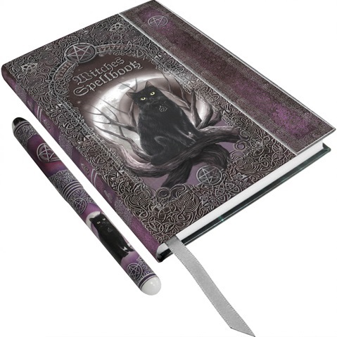 Witches Spell Book Embossed A5 Journal/Book of Shadows with Pen By Luna Lak