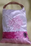 Satin embroidered bag/SEB