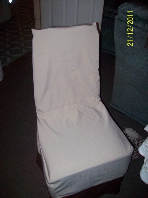 chair cover front