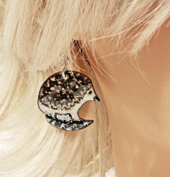 Hedgehog Pendant Earrings