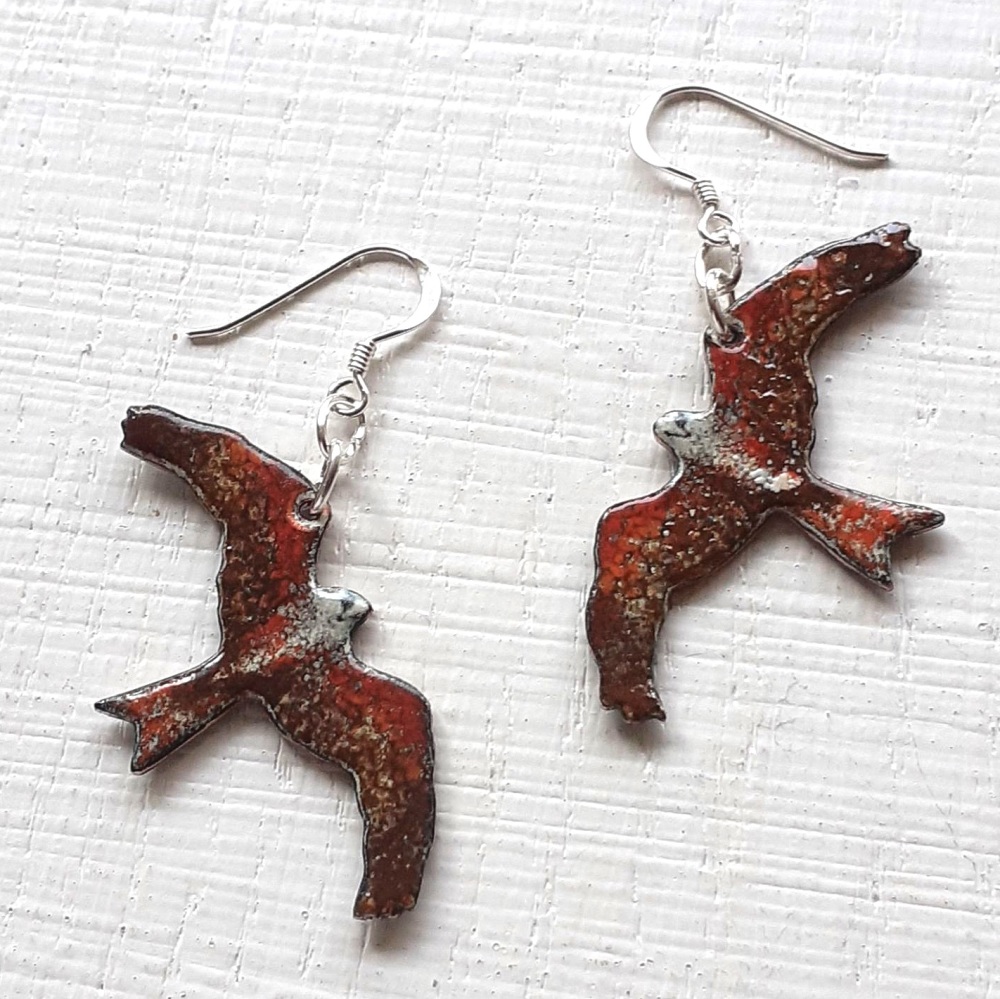 Red Kite Earrings