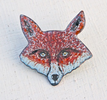 Fox Brooch