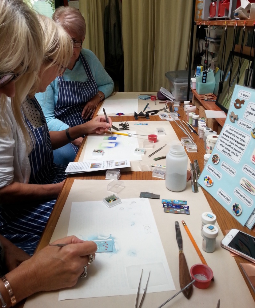 Gift Vouchers for Introductory Enamelling Session for Two People