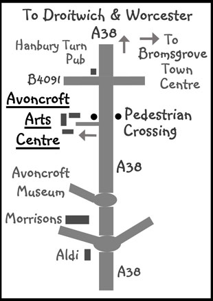 New Arts Centre Map 