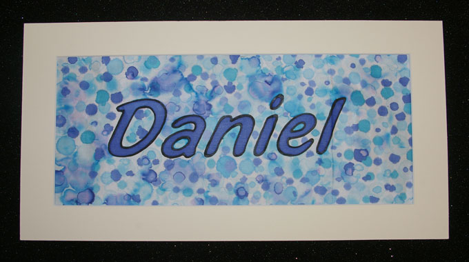 Silk Painting-Daniel