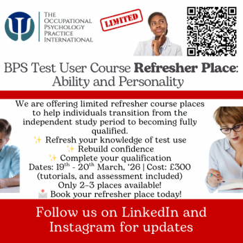 BPS Test User Course Refresher Place