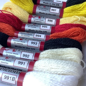 Appletons complete set of crewel wools (1 skein of each of the 421 shades)