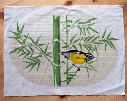 3 Bird Print Panels - 38cm x 29cm