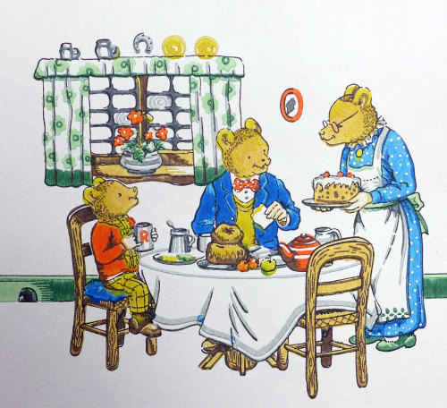 Vintage Rupert the Bear Wallpaper