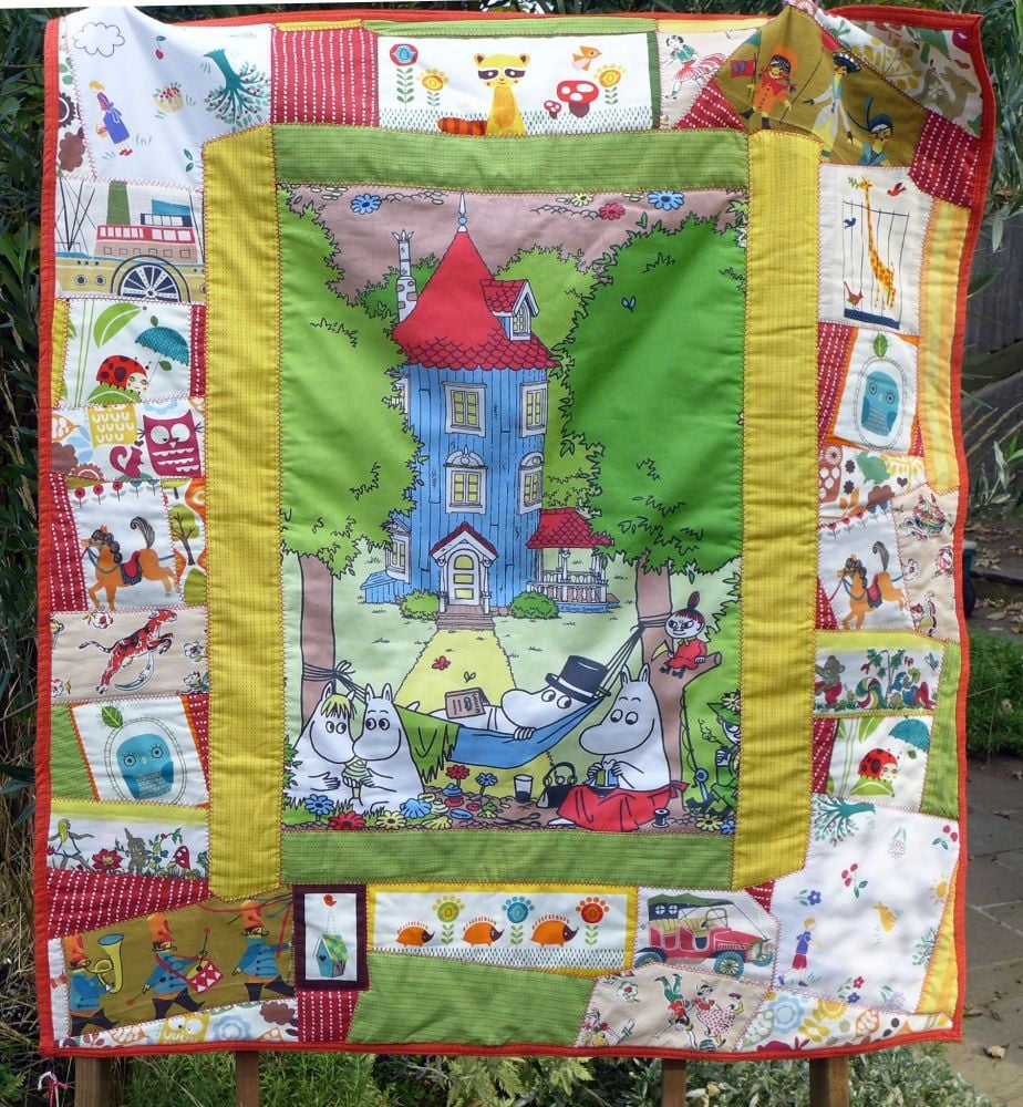 Vintage Patchwork Quilt - Moomins