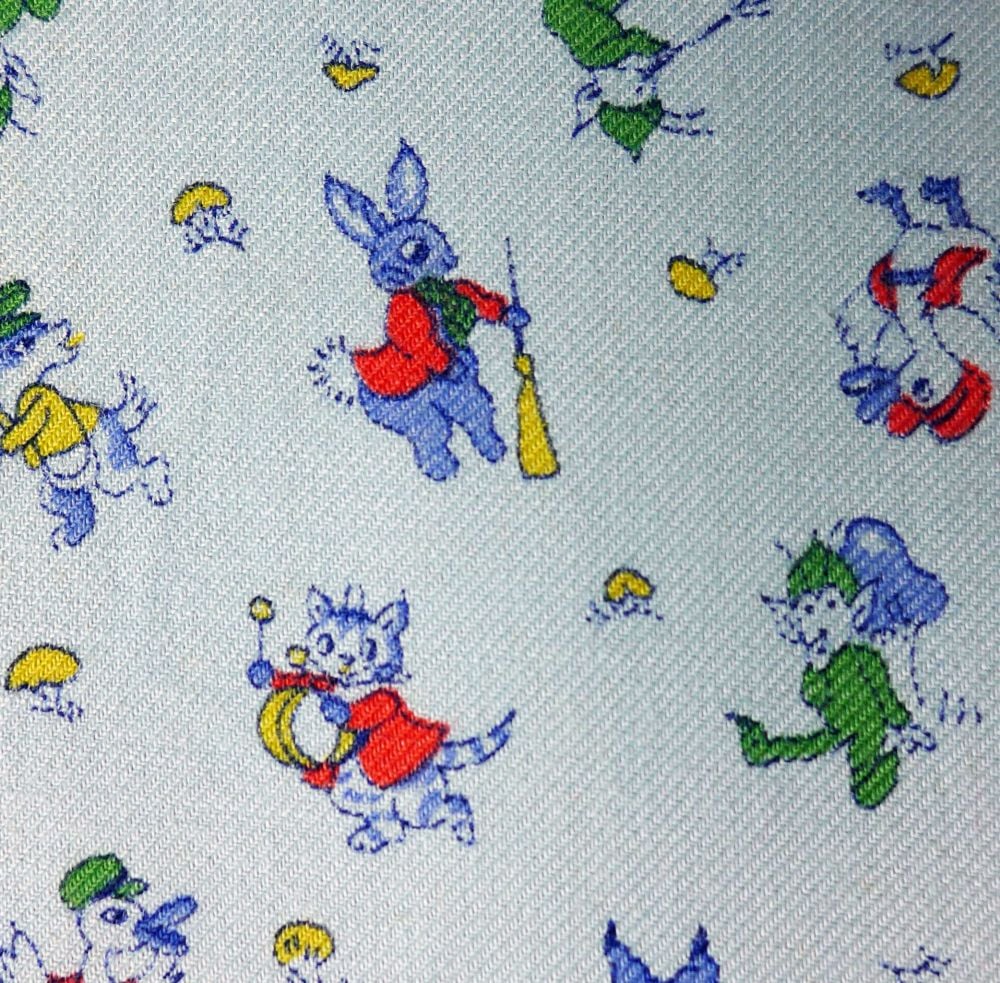 Vintage 1950's Nursery Fabric