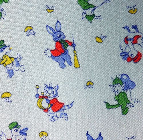 Vintage 1950's Nursery Fabric