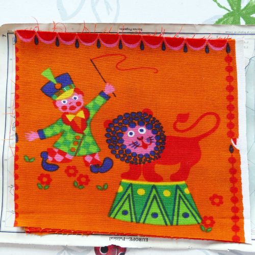 Dekoplus Circus Fabric - 20cm x 22cm
