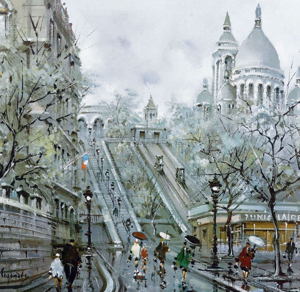 1960's Paris Print by Maurice Legendre
