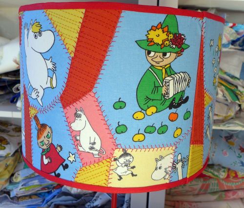 Bespoke Patchwork Lampshades made with Vintage Fabric