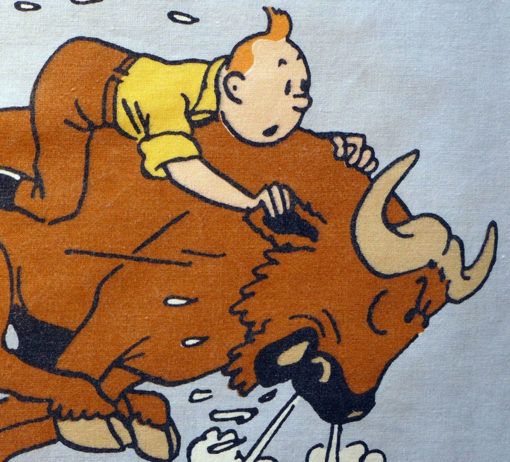Tintin in Africa - Tintin and the Buffalo