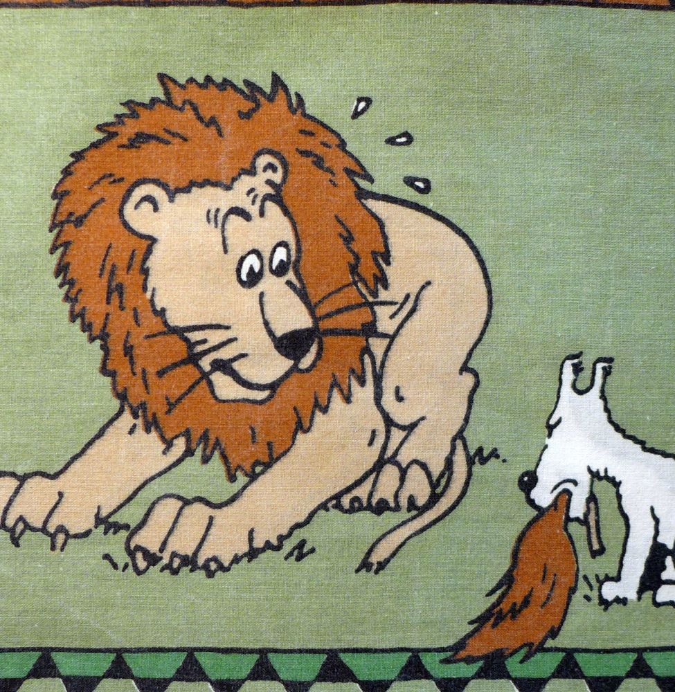Tintin in Africa - Snowy and the Lion
