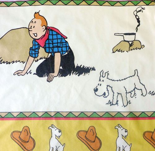 Tintin in America - Campfire - Cotton Panel