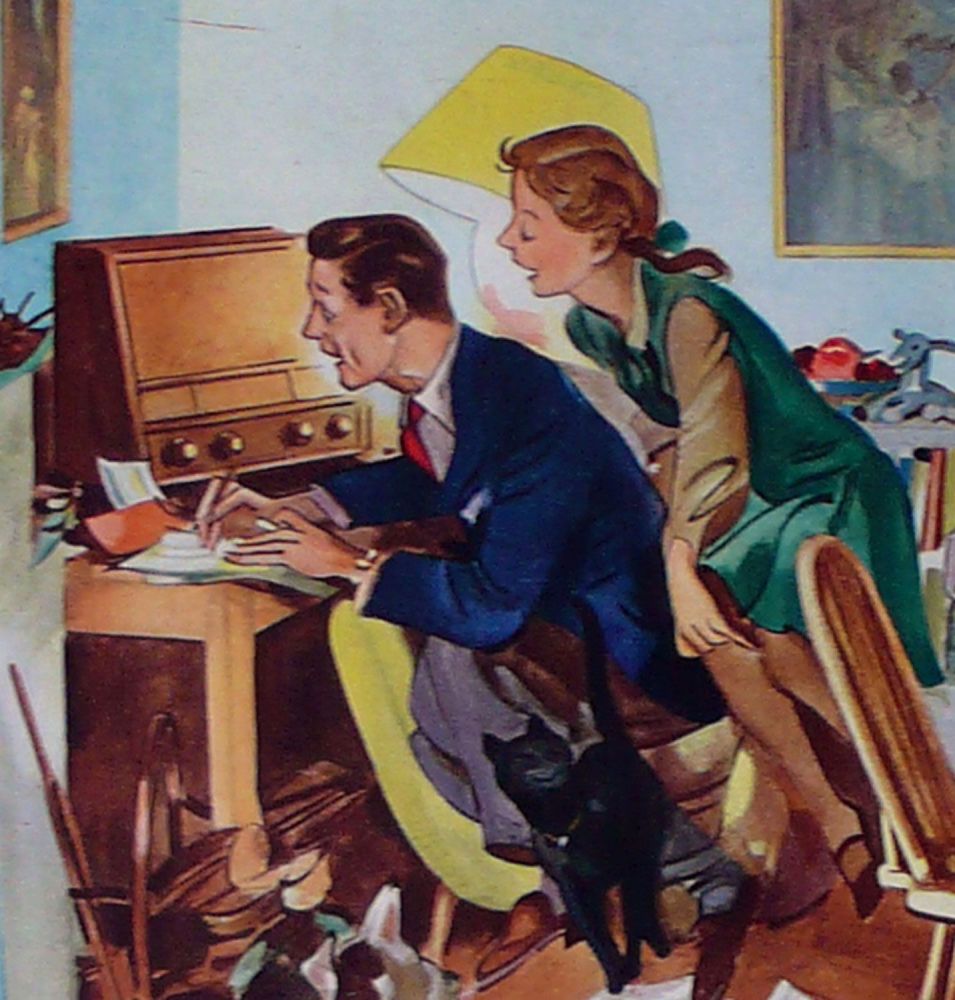 1950's Vintage Home Print - Walls Ice Cream Advert