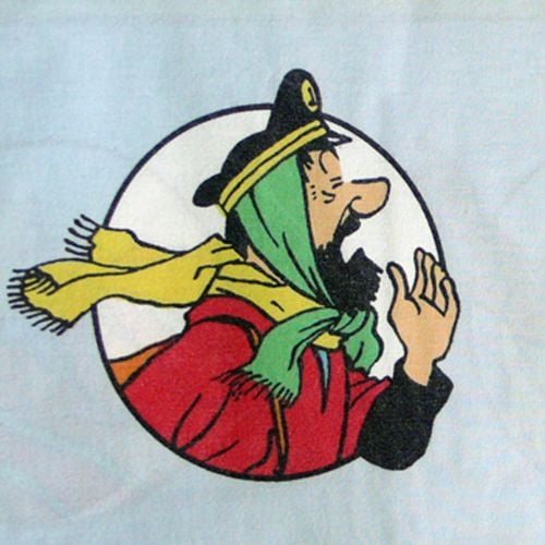 Tintin - Prisoners of the Sun Fabric - 3 Portraits