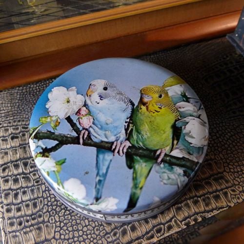 Vintage Biscuit Tin - Round Britain
