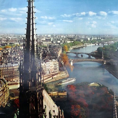 1960's Paris - Travel Poster - Seine