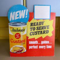 Mid Century Ambrosia Custard Shop Display