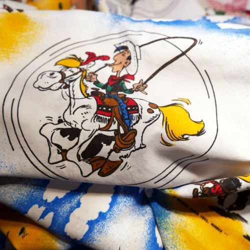 Lucky Luke Picture Cotton - 125cm wide