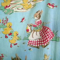 1940's Animal Print Cotton - 65cm x 65cm