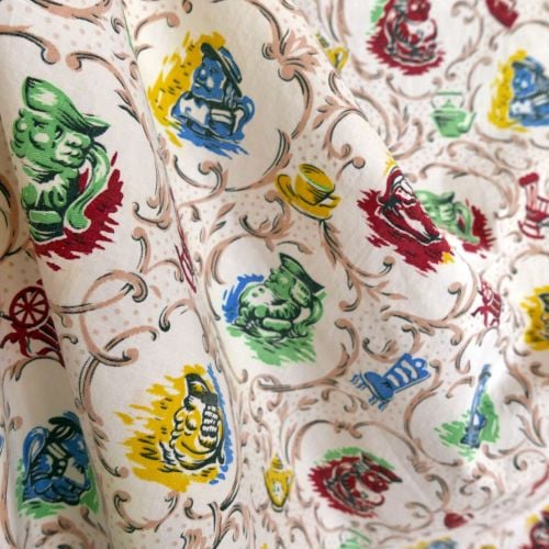 1940's Home Decor Cotton - 85cm wide
