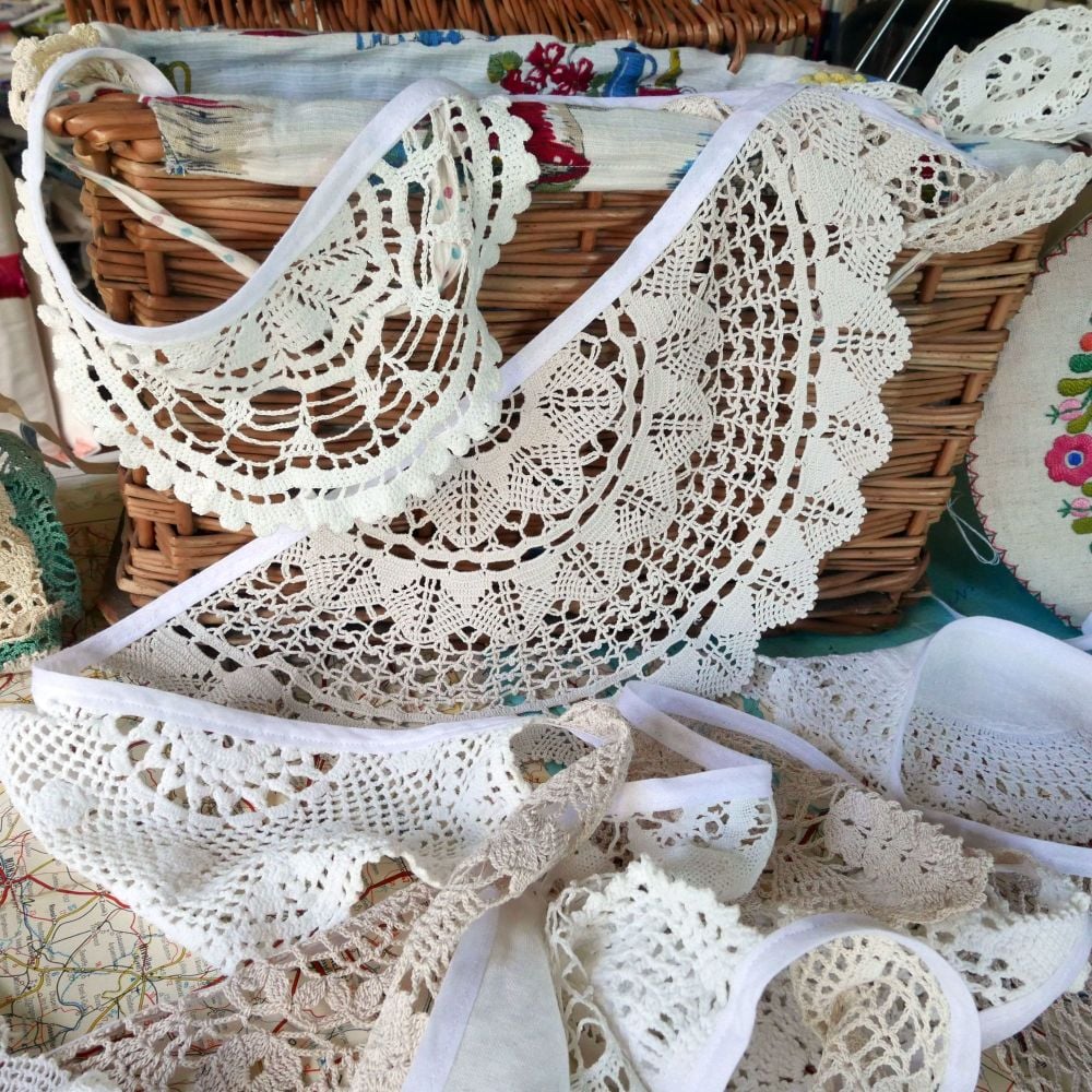 Vintage Doily Bunting - 5 Metres - String G