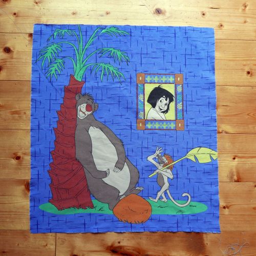 Jungle Book - Baloo Cotton Panel - 55cm x 55cm