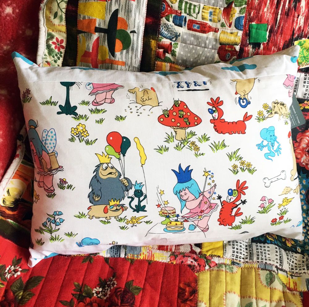 Willo the Wisp Cushion - Vintage Cotton