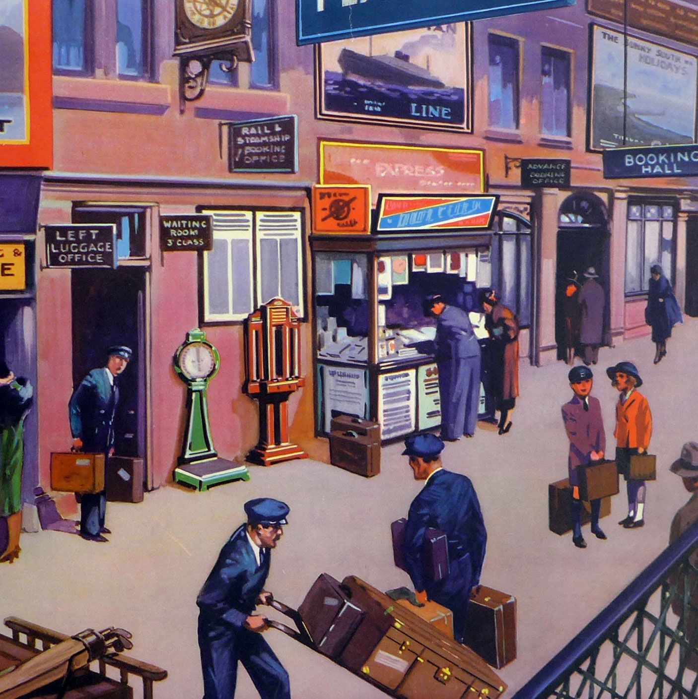 vintage classroom school posters 1930/40