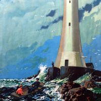 Vintage School Poster 1938 - The Lighthouse