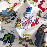 Vintage 1983 Willo the Wisp Fabric by Fothergay - Fat Quarters