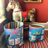 Large Fabric Basket Organiser - People's Friend
